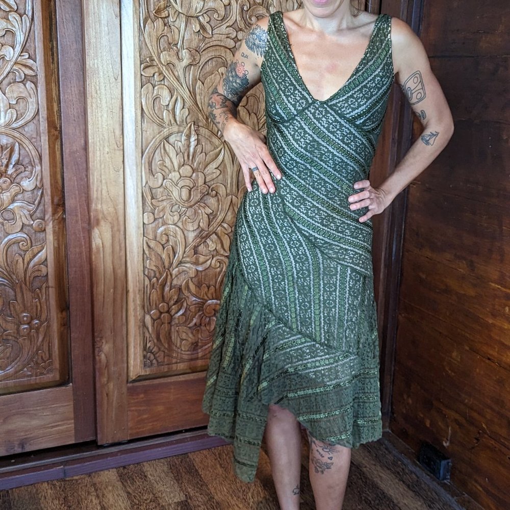 Green Dress - ALEXIA ADMOR NEW YORK